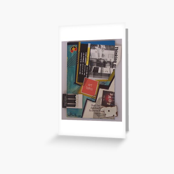 Art Talks Greeting Card