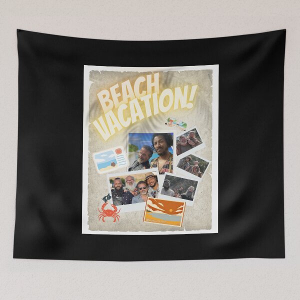 Item preview, Beach Vacation! (White Border) designed and sold by Our Flag Means Merch.