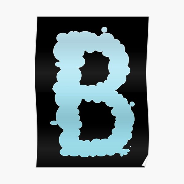 "Letter B Graffiti Art Board Prints" Poster For Sale By PotluckPrints ...