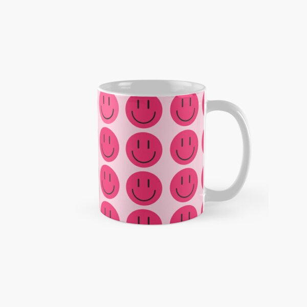 Preppy School Supplies, Preppy Aesthetic, Preppy, Pink, Smile, Smile Face  Coffee Mug for Sale by 1StickerShop