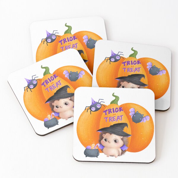 Item preview, Trick or Treat Halloween Pumpkin and Hedgehog designed and sold by silviaol.