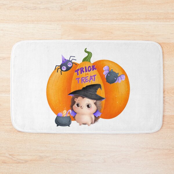 Item preview, Trick or Treat Halloween Pumpkin and Hedgehog designed and sold by silviaol.