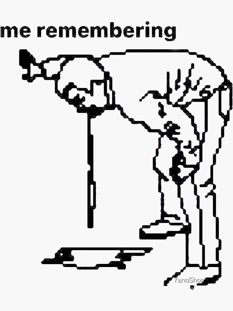 "Guy Throwing Up " Sticker for Sale by Yanoxo Redbubble