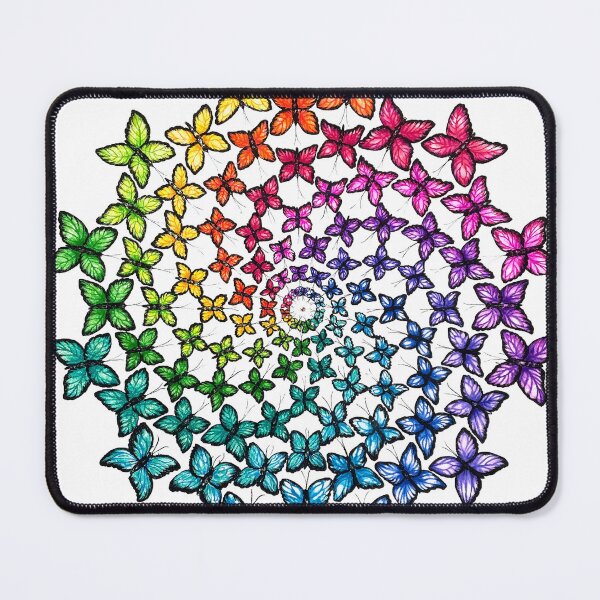 Item preview, Rainbow Butterfly Mandala designed and sold by Joanna Read.
