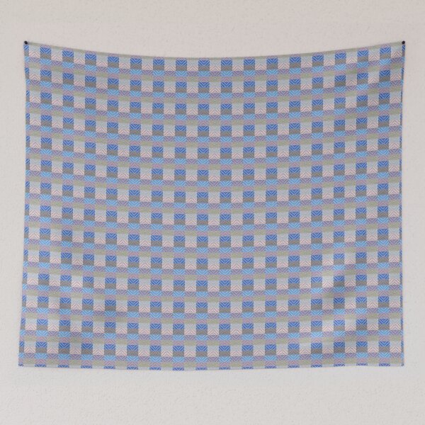 Item preview, lavender blue chalklines designed and sold by farreystudio.