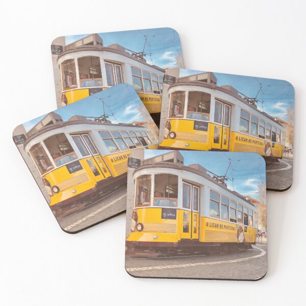 Item preview, Portuguese Tram Closeup - Watercolour Style designed and sold by WWWC2288.