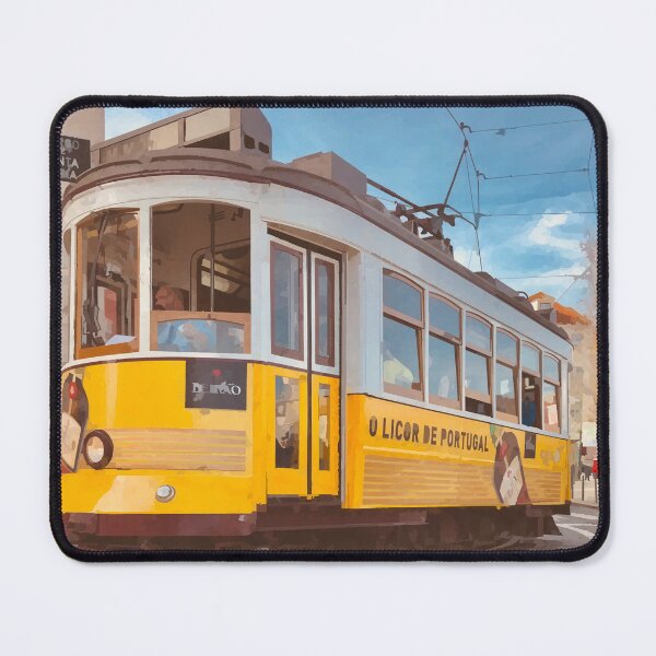 Item preview, Portuguese Tram Closeup - Watercolour Style designed and sold by WWWC2288.