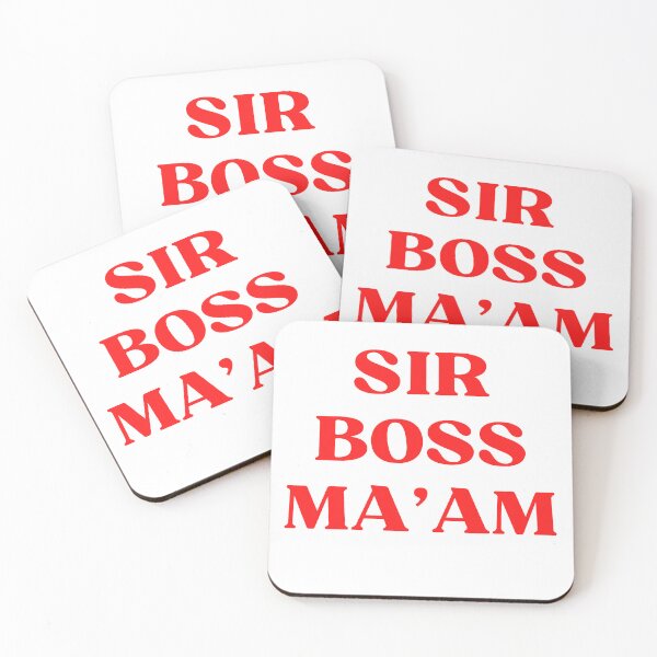 Item preview, SIR BOSS MA'AM designed and sold by SquishStitches.