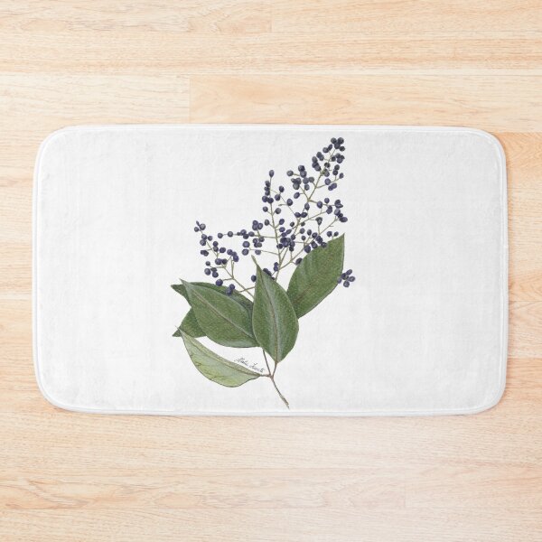 Item preview, Illustration Wild berries - Ligustrum lucidum in watercolor designed and sold by Malu-Iriarte.