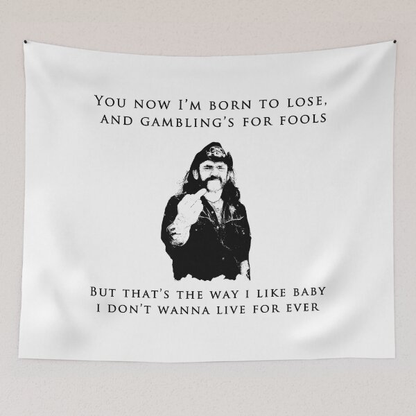 Item preview, Lemmy Live For Ever designed and sold by VicFreedomind.