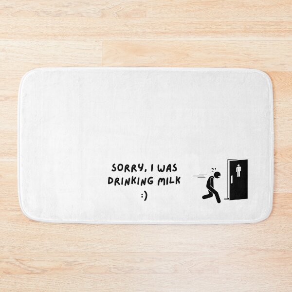 Item preview, Sorry I was drinking milk Lactose Intolerant Funny Design designed and sold by to-esu.