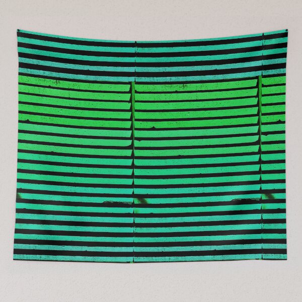 Item preview, Ombre Staircase Abstract Geeen designed and sold by Maria Keady.