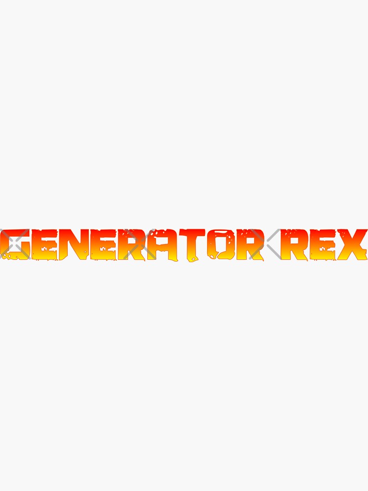 Rex - Generator Rex Sticker for Sale by HeartlessGem