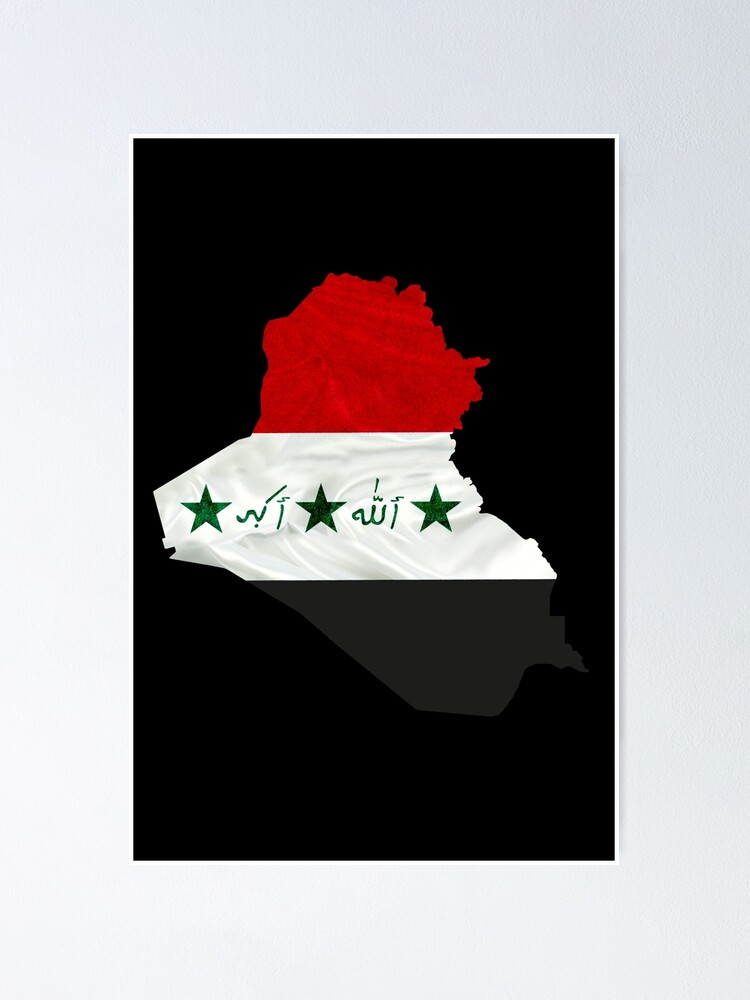 FREE! - Iraq Flag Poster – Display Posters – Twinkl Resources