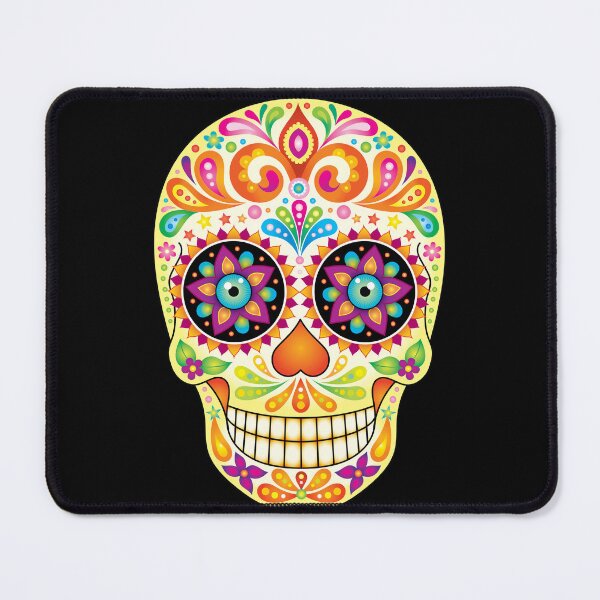 Item preview, Colorful Sugar Skull Art - Day of the Dead designed and sold by Thaneeya McArdle.