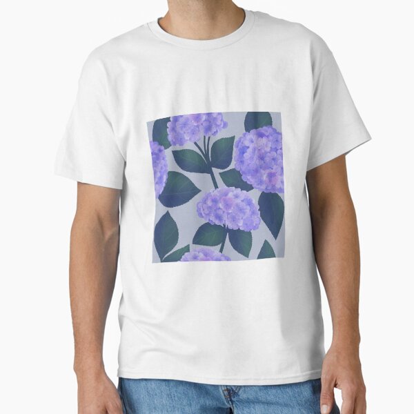 Hydrangea in Grey Classic T-Shirt