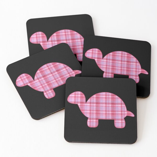 Item preview, Pink Flannel Turtle designed and sold by janraydesigns.