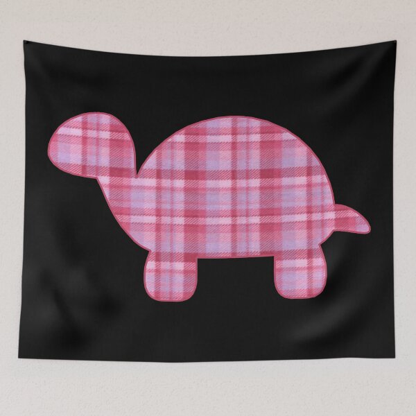 Item preview, Pink Flannel Turtle designed and sold by janraydesigns.
