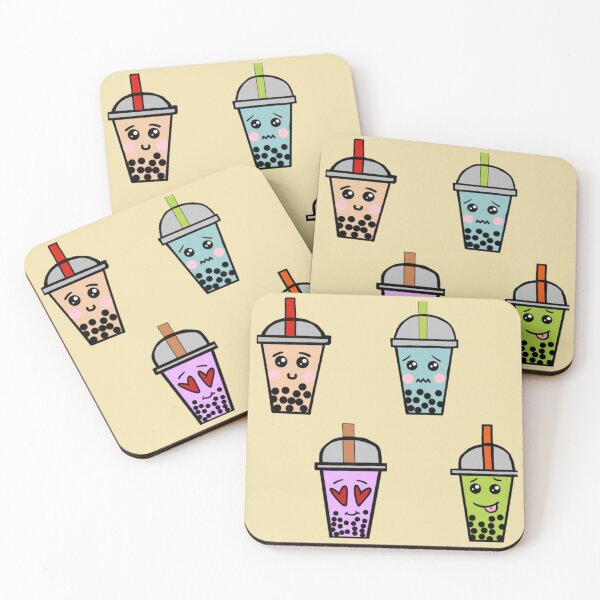 Item preview, Minimalistic Super Cute Milk Bubble Jasmine Tea For Boba Matcha Drink Lovers designed and sold by Barolina.