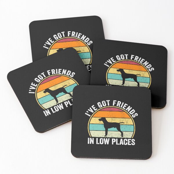 Item preview, I've Got Friends in Low Places Shirt,Vizsla Shirt,Funny Gift for Vizsla Lover, Fun Cool Vizsla Dad Owner Christmas Birthday Gift designed and sold by xlnv.