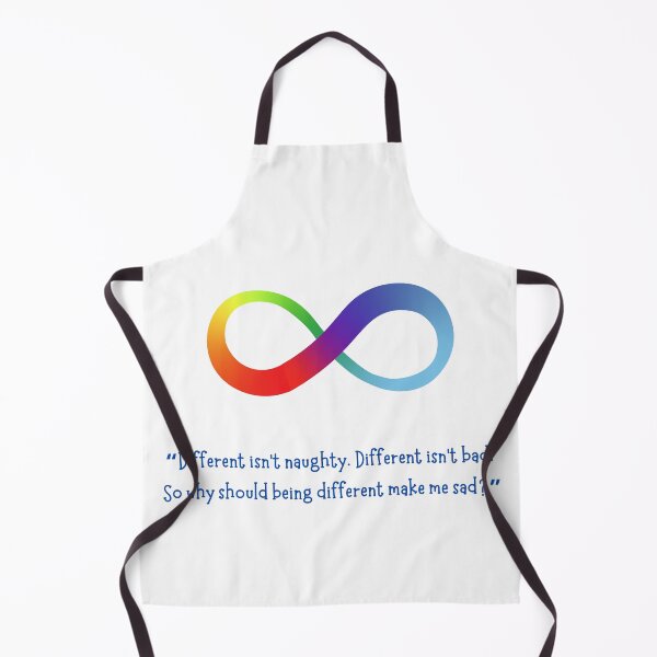 Item preview, Different Isn't Bad - Rainbow Infinity Symbol designed and sold by T-WoodCreations.