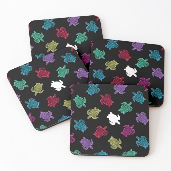 Item preview, Neon baby sea turtles trying to find the sea in the dark designed and sold by Thomas Dossman.