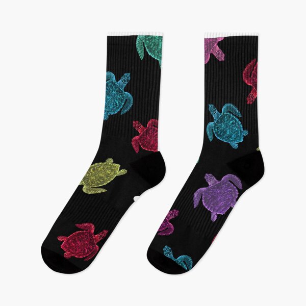 Item preview, Neon baby sea turtles trying to find the sea in the dark designed and sold by Thomas Dossman.