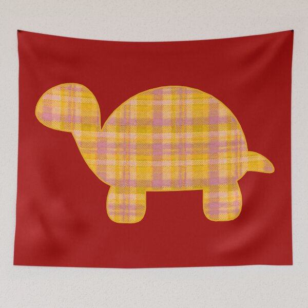 Item preview, Gold Flannel Turtle designed and sold by janraydesigns.