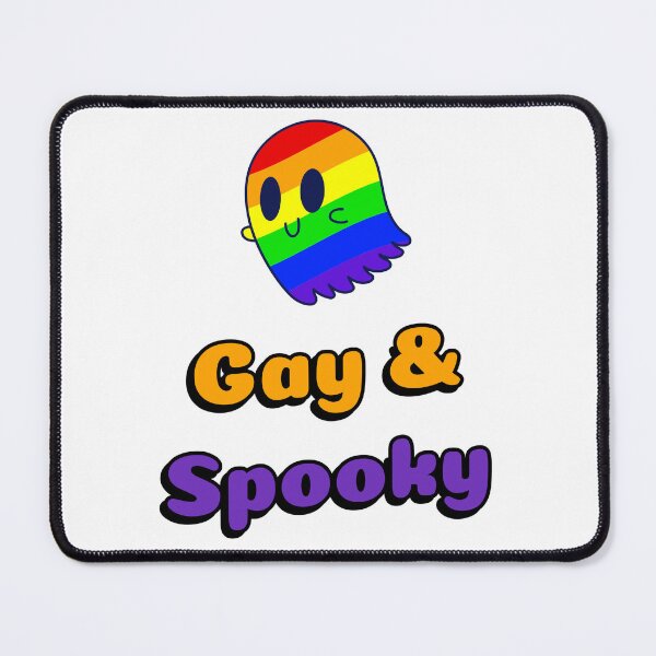 Item preview, Gay And Spooky Rainbow Ghost designed and sold by SquishStitches.