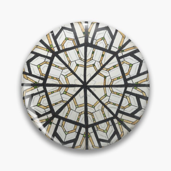 Item preview, Harrods Art Deco Ceiling Lamp Detail - Watercolour designed and sold by Malu-Iriarte.