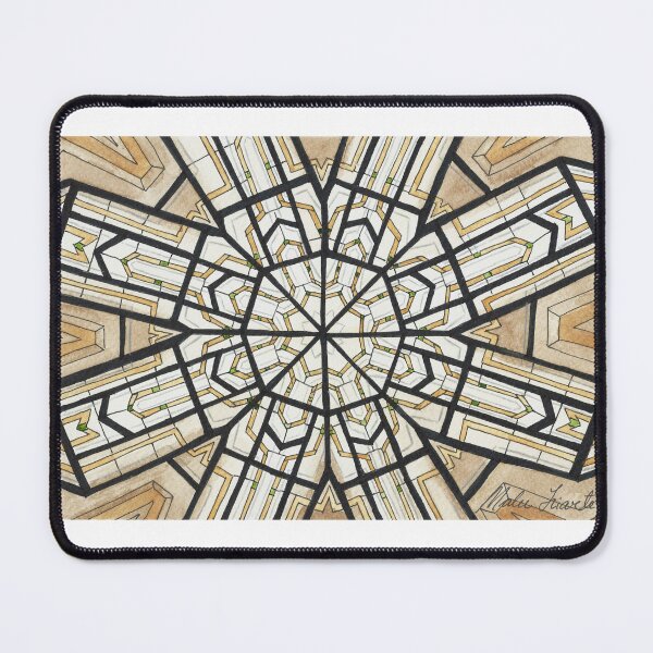 Item preview, Harrods Art Deco Ceiling Lamp Detail - Watercolour designed and sold by Malu-Iriarte.