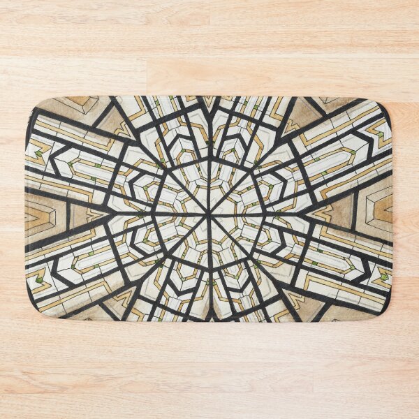 Item preview, Harrods Art Deco Ceiling Lamp Detail - Watercolour designed and sold by Malu-Iriarte.