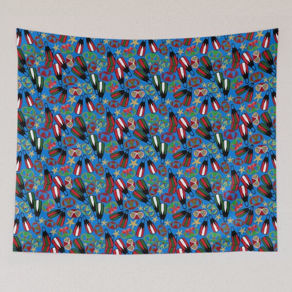 Item preview, Christmas Scuba Diving designed and sold by jennyblairarts.