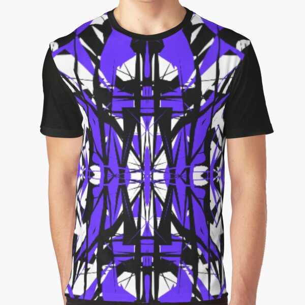 Item preview, KALEIDOSCOPE: Blue Black and white designed and sold by artbleed.