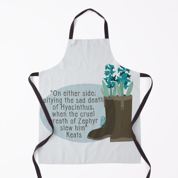 Item preview, John Keats Sad death Of Hyacinths designed and sold by Krystal Thomas.