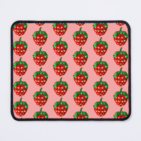 Item preview, Voxel Strawberry (Tiled) designed and sold by nanoco1000.