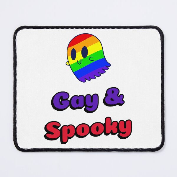 Item preview, Gay And Spooky Rainbow Ghost designed and sold by SquishStitches.