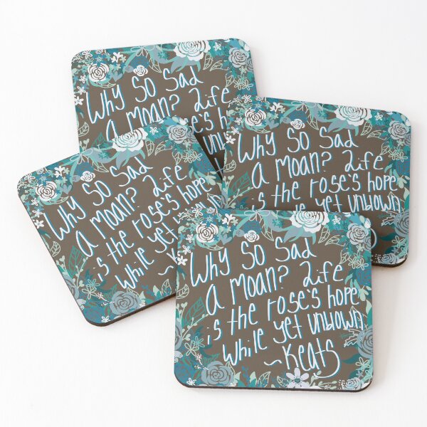 Item preview, Why So Sad a Moan John Keats  designed and sold by Krystal  Thomas.