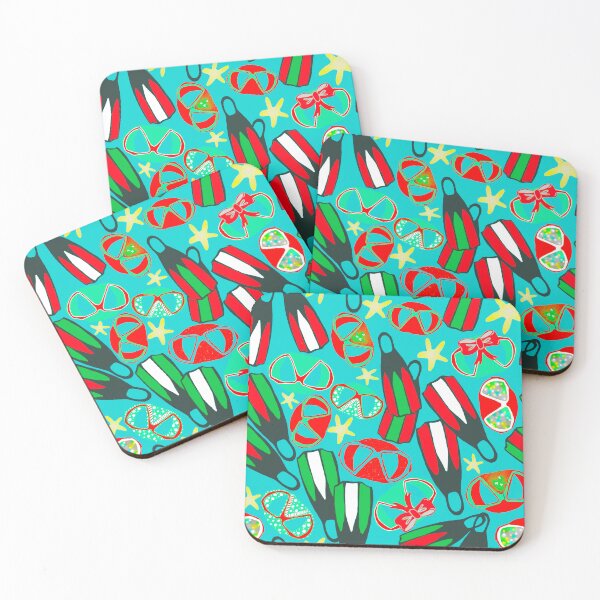 Item preview, Bright Christmas Scuba Diving designed and sold by jennyblairarts.