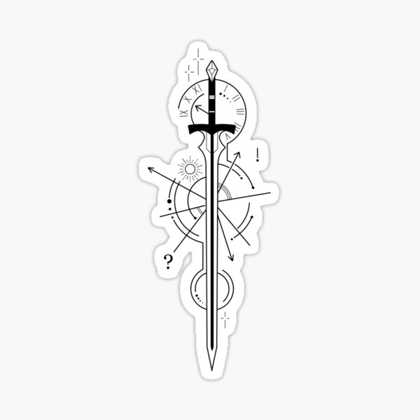 Item preview, ADHD sword design designed and sold by FineHades.