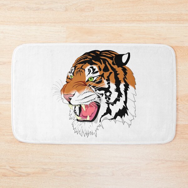 Item preview, Stunning Side Profile Roaring Tiger Artwork designed and sold by CreativeCranium.