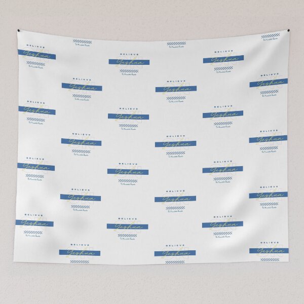 Item preview, Believe On Yeshua - White and Blue designed and sold by TheReporter1.