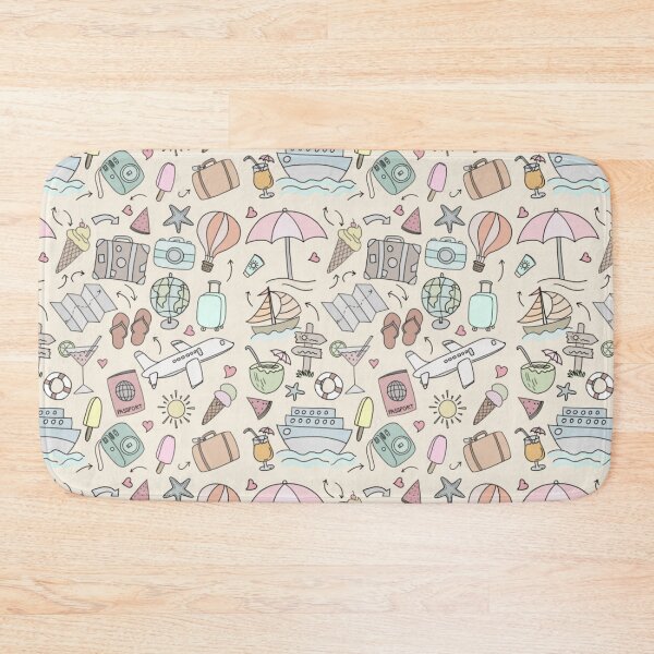 Item preview, Travel cartoon hand drawn design  designed and sold by Sanaura.