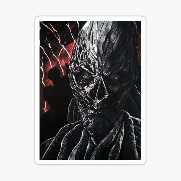 Item preview, Stranger Things "Suffering's End" Vecna portrait (original) designed and sold by Stag Art Studios.