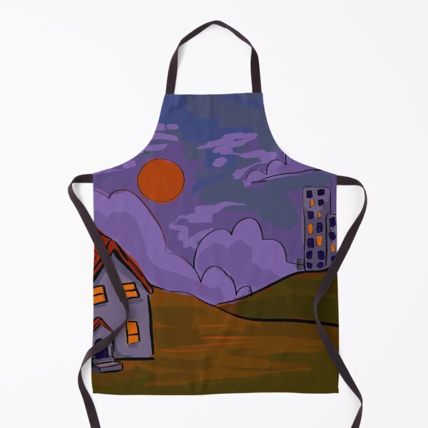 Item preview, aesthetic house landscape designed and sold by HibiscusHeron.