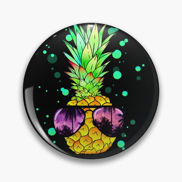 Item preview, Pineapple with cool sunglasses and splashes of paint designed and sold by Ascooepics.