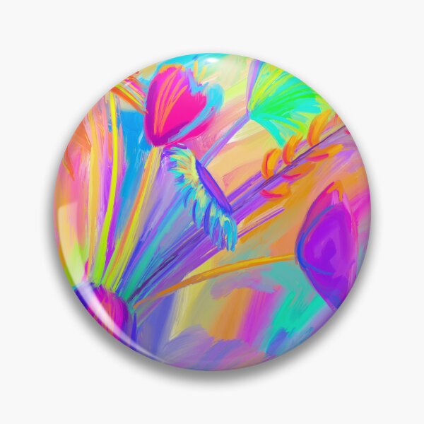 Item preview, Neon Rainbow Flowers designed and sold by kylepeterart.