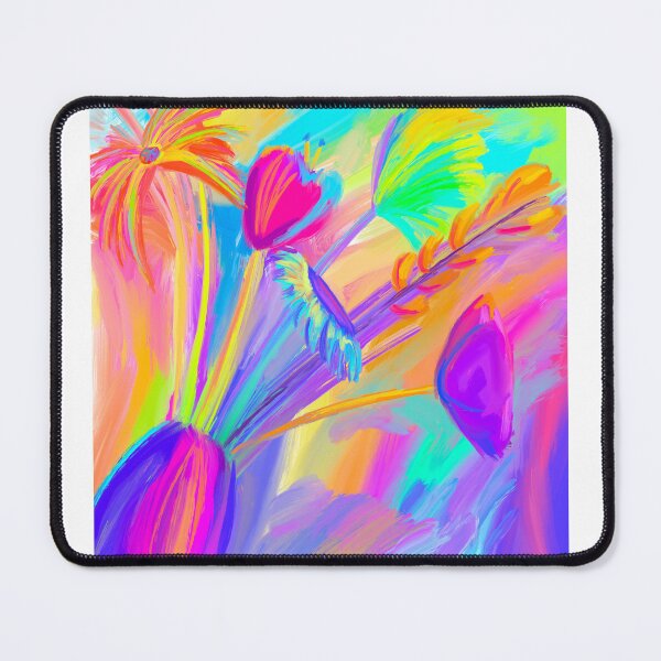 Item preview, Neon Rainbow Flowers designed and sold by kylepeterart.