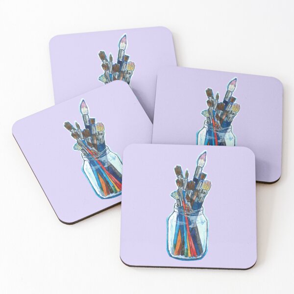 Item preview, Paintbrushes In a Jar designed and sold by Maia Weintrager.