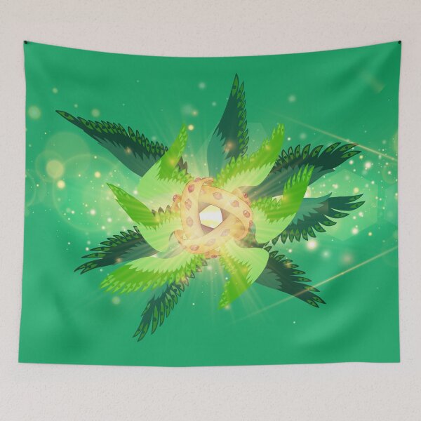Item preview, Eyes Have It, Ophanim with Green Wings designed and sold by Kererū Brewing.